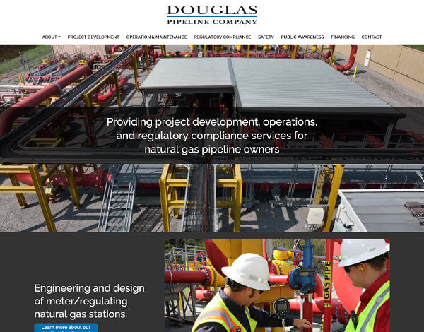 Web Design Services: Douglas Pipeline Company