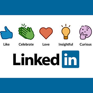 LinkedIn icons for Create a LinkedIn profile 